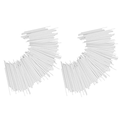 200Pcs Candy Paper Sticks for DIY Lollipops Treats Desserts for Parties Reusable Multi Function Sucker Sticks for Homemade Sweets