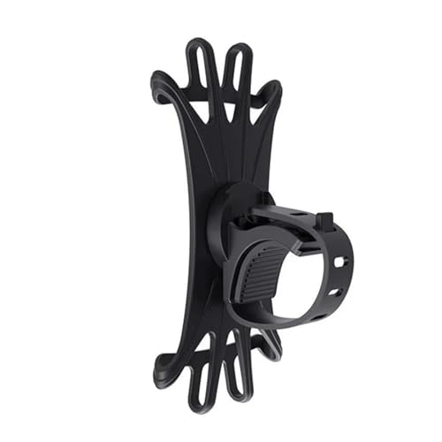 Support téléphone moto anti-vibration et fixation silicone pour guidon