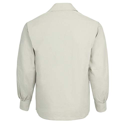 Scottish Boys Ghillie Kilt Shirt Jacobite Jacobean Shirt (9 to 10 Years, Off White)2