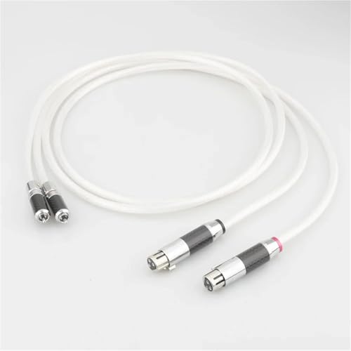Cable adaptador 50cm XLR a RCA para audio miniatura 3
