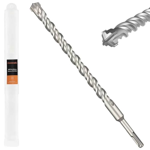 Keewaki 1-1/2 inch x 12 inch SDS Plus rotary hammer drill bit