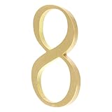 Zayookey Numéro de Maison en Laiton Numéros de Porte Élégants 2 pouces (5 cm) Numéro ...
