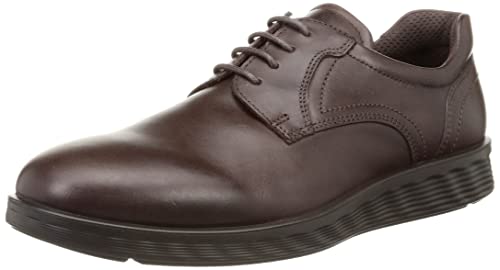 Echo Mens Outer Fade Genuine Leather Plain Toe Business Shoes S-Light Hybrid Braun 8.5/9 US