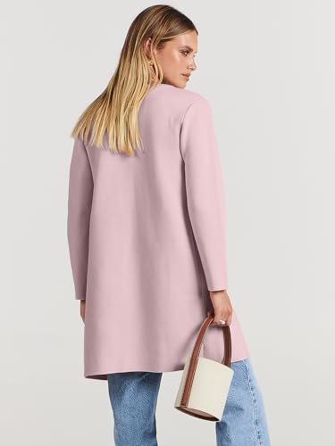 ANRABESS Womens Cardigan Sweater Open Front Knit Long Coatigan Dressy Casual Jacket Coat 2025 Fall Outfits Classy Clothes