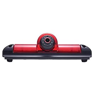 【Koel Rood】1280 * 720 Pixels 1000TV Lijnen Hoge Kwaliteit 18mm Lens Auto Remlicht Achteruitrijcamera,vervanging voor Fiat Ducato X250/Peugeot Boxter III AVIS AVS325CPR/Citroen Jumper/Dodge