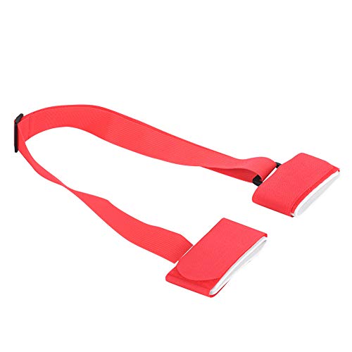 Blue Ski Snowboard Shoulder Carrier St Holder Accessory - Nylon Ski St for Snowboarding - Ski Shoulder Holder for Easy Transport (Red)