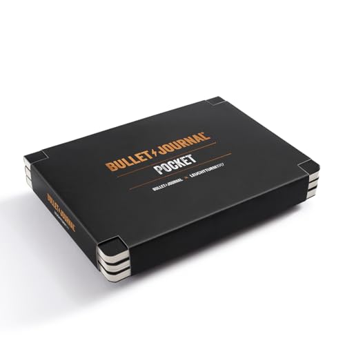 LEUCHTTURM1917 371123 Bullet Journal Pocket, 14,3x10,3 cm, 46 Numbered Double