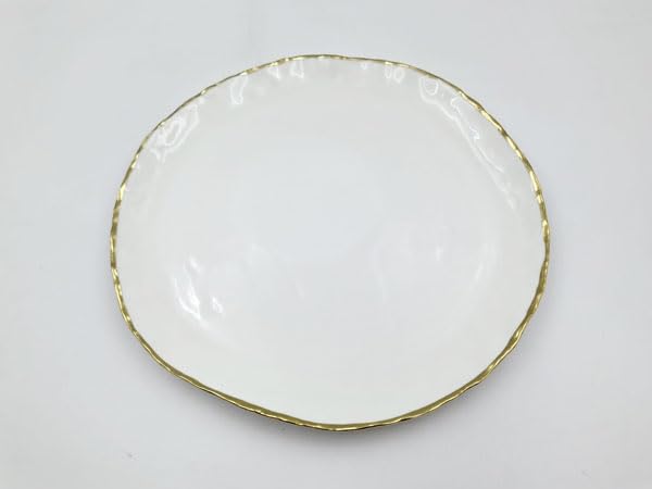 Plato cargador redondo porcelana blanco Simplicity miniatura 1