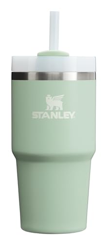Image of Stanley Quencher H2.0 Tumbler with Straw 20 oz | Flowstate 3-Position Lid | Cup Holder Compatible for Travel | Insulated Stainless Steel Cup | BPA-Free | Matcha Cream