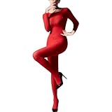 ZCGFKANYU Body Stockings for Women Nylon Matte Lingerie Bodysuit Full Body Stocking Velvet