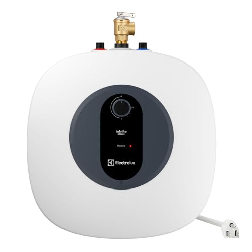 Electrolux Electric Tank Water Heater 8 Gallon, On Demand Point of Use Hot Water Heart, Eliminate Time for Hot Water, 110V~120V