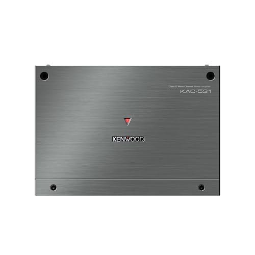 KENWOOD KAC-531 Class D Mono Power Amplifier – 1000W High-Efficiency Bass Amplifier with Adjustable Controls and Advanced Protection
