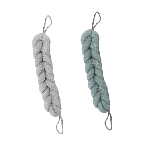 PACKOVE 2 Piezas Toalla de baño de bañera toalla de esponja de baño tiras de baño largas exfoliante corporal herramienta de ducha de baño Color Aleatorio