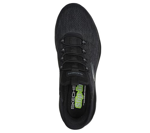 Skechers Herren Summits Key Pace Slip-InTurnschuhe, Black Mesh, 45.5 EU – Ansicht 3