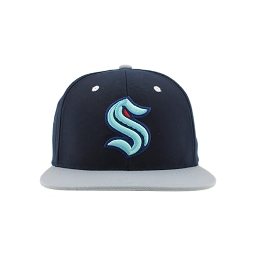 Image of ZHATS NHL Unisex-Adult NHL Officially Licensed Adjustable Snapback Hat Flat Bill Z11 Icon Two Color