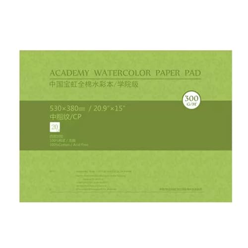 Papier d'art en coton 300g anti-gondolage haute absorption pour aquarelle et encres