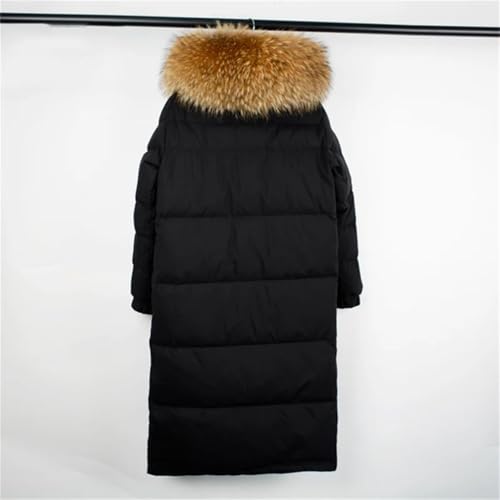 Women Winter Thick Hooded Long Parkas Coat Faux Furry Coat Puffer Warm Jacket With Detachable Hood3