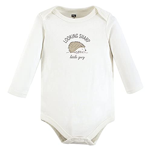 Hudson Baby baby girls Cotton Long-sleeve Bodysuits and Toddler T Shirt Set, Forest Fox, 0-3 Months US