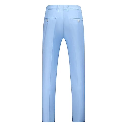 RTRDE Men's Pants Dress Pants Slim Fit Solid Color Skinny Trousers Casual Business Wedding Suit Pants, 31-404