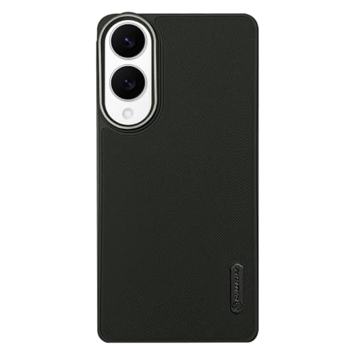 Image of NIUKIN Super Frosted Shield Pro Soft Mobile Back Case for Samsung Galaxy S25 Edge | Shockproof Scratchproof Cover | Black