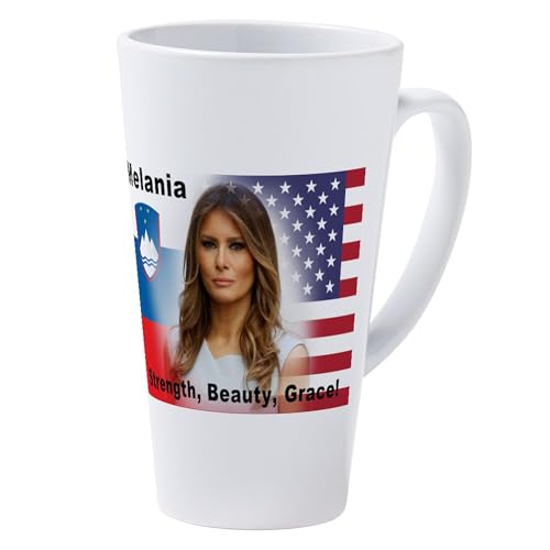Taza Latte Melania Trump 17 oz Café CaféPress miniatura 2