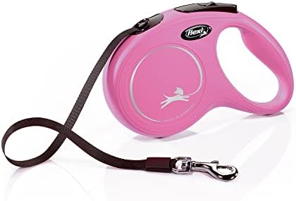flexi Roll-Line New Classic M pasek 5 m czerwony dla psów do maks. 25 kg