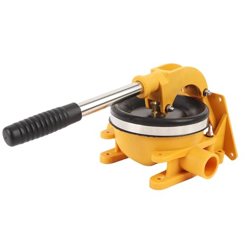 Manual Bilge Pump, Manual Diaphragm Hand Bilge Waste Water Transfer Pump, 1.5in Water Hose Interface, for Marine Boats Yachts Ships RVs