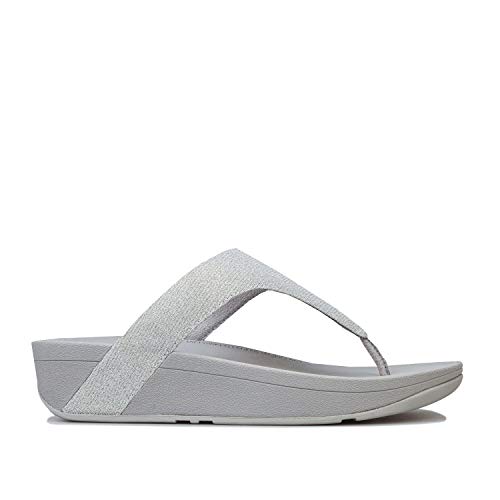Image of FitFlop Women's LULU Suede Toe-Post Sandals | Lightweight Summer Walking Sandals with Cushioned Comfort, Arch Support & Grip