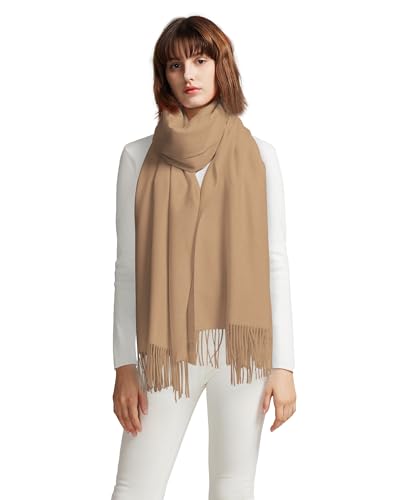 Pashmina Shawl Wrap Soft Cashmere Feel Blanket Scarf for Women, Wedding & Evening Wrap, Winter Warm Fashion Scarves