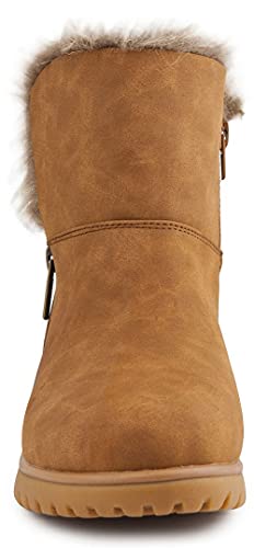 LONDON FOG Women's Wendyl Zip Up Winter Boots Warm Winter Booties4