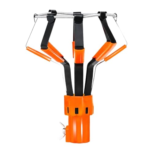 Ysyqkn Cambiador de Bombillas Herramienta para Cambio de Bombillas Extensible con Material de Aleación y PP Funcionalidad Profesional para Techos Adecuado, Orange L