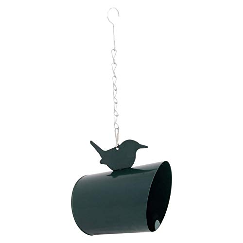 Esschert Design Erdnussbutter Haus Metall, 10x16x15 cm, Vogel Nussspender