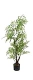  Artificielles.com - Fougère adiantum artificielle sur pied, en pot, H 110 cm, D 40 cm