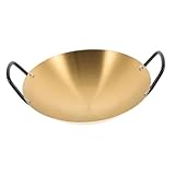 Photo Gallery ligigwash pentola asciutta in acciaio padella da cucina doppi manici utensile resistente per e cottura secco Photo Gallery ligigwash pentola asciutta in acciaio padella da cucina doppi manici utensile resistente per e cottura secco