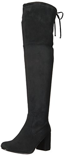 Very Volatile Women's Heartbeat Riding Boot, Black, 8.5 B US