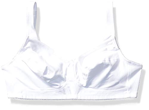 Fruit of the Loom Women's Seamed Soft Cup Bra Bra, White, 38B