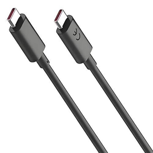 ETCMY 125W Cable USB-C a USB-C 1M 6.5A para Motorola Edge 30/50 Ultra, 40/50 Pro, Moto X30/X40 Pro, RAZR 50 Ultra Turbo Power Tipo C Cable Carga Rápida para Moto Edge 20/30/40/50 Neo Pro Fusion Ultra