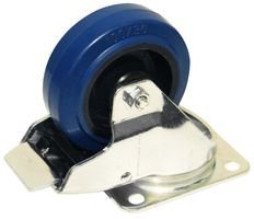 Penn Elcom 100Mm / 4" Swivel Braked Castor With Blue Wheel W0985-V6