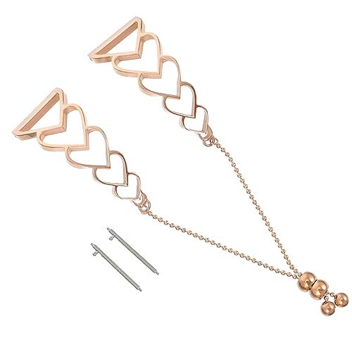 Bracelet montre métal 22mm pour Gear S3 en acier inoxydable rose élégant SHINEOFI pour femme