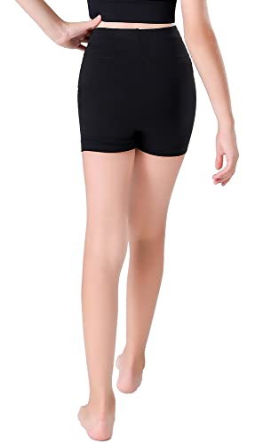 Gymnastics Dance Shorts for Girls Kids Athletic Spandex Biker for Ballet Tumbling Tennis Volleyball Cheers4