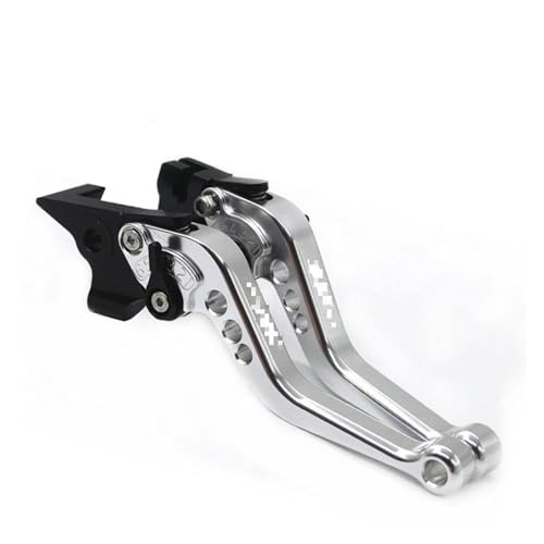Levier de frein moto court CNC argent pour un contrôle précis sur SV650S et Katana
