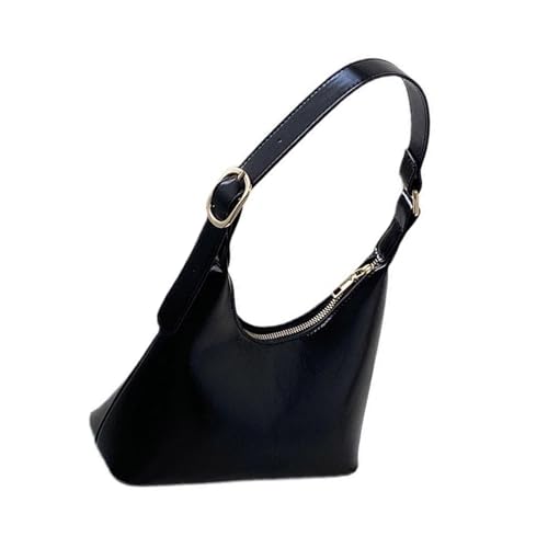 Sac en cuir hobo style croissant pour femme aux finitions soignées et durables