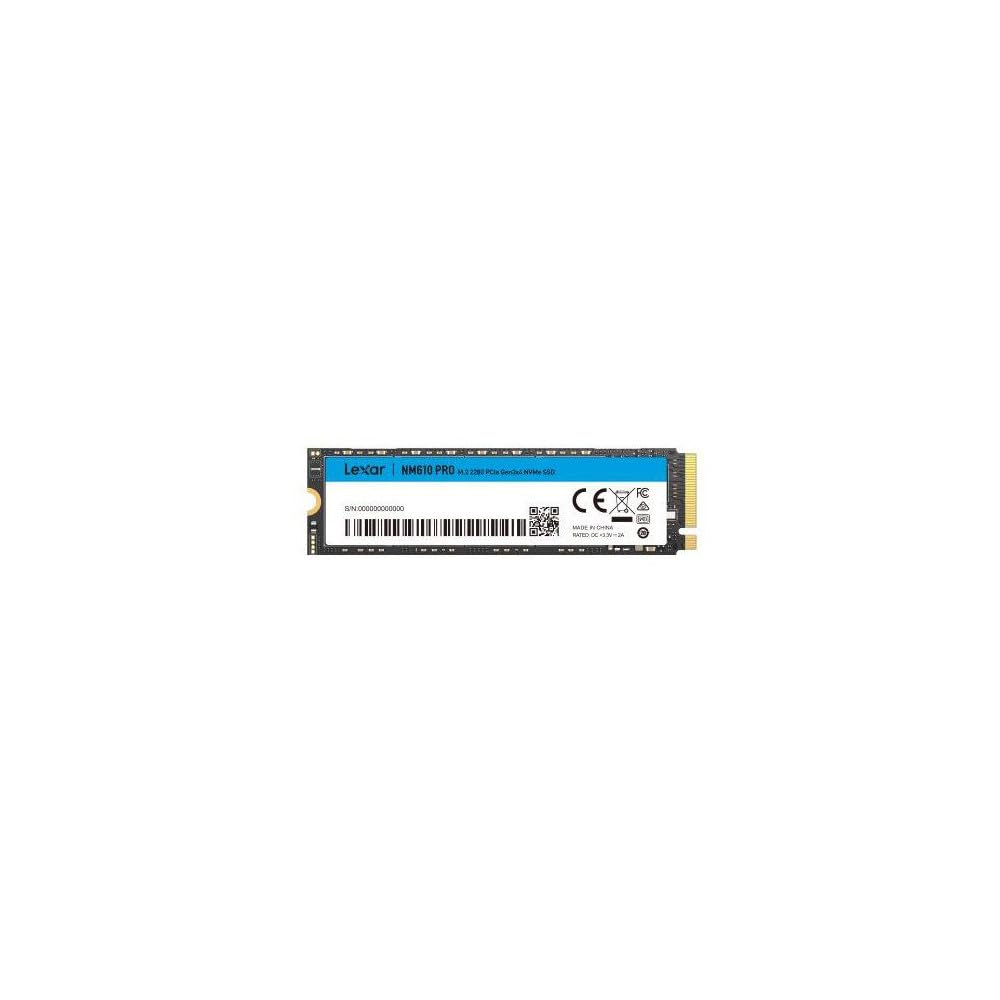 Lexar Disque SSD NM610 Pro 1To (1000Go) - NVMe M.2 Type 2280
