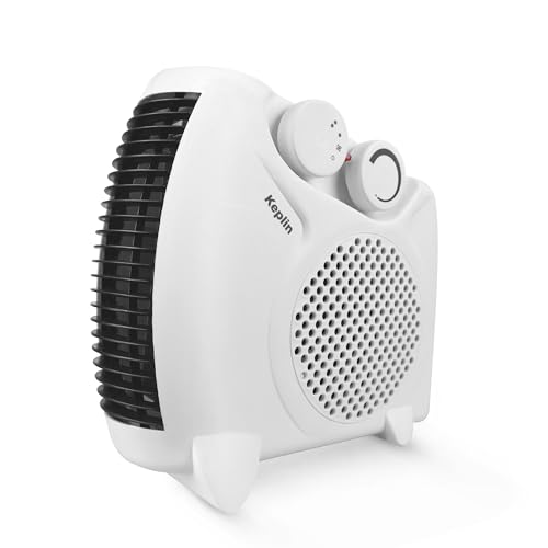 Keplin Electric Fan Heater with 2000W Power, 2 Heat Settings, Fan Setting, Safety Features & Sleek...