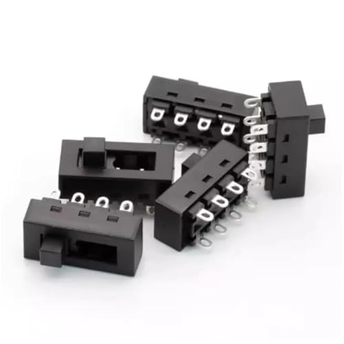 Interruptor LQ-103H de corredera con 3 posiciones y 8 pines para secador de pelo 12A 250V