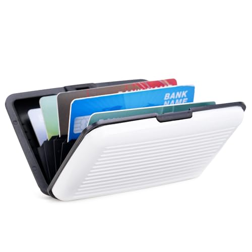 Image of Women Credit Cards Holder,RFID Blocking Protection Aluminum Metal Wallet for Men Women Business Card Holder