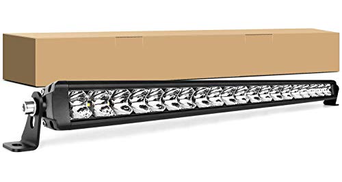 SUFEMOTEC 22 Inch 100W Led Light Bar Slim Single Row Work Lights Led 4x4 Off Road Lamp Truck ATV Boat Flood Spot Combo Beam LED Pods