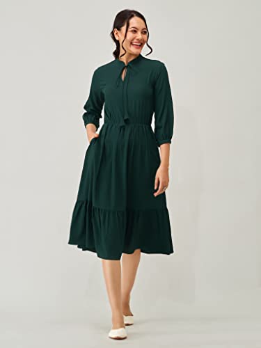 Image of AASK Women Fit and Flare Dress