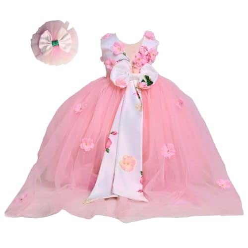 Rebecca Flower Dress Blush Luxurious Lilac Satin