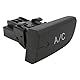 Keenso Auto Klimaanlage Schalter, Auto ABS Klimaanlage Schalter Schwarz Klima AC Schalter mit Kappe 6554KX Ersatz für C1 2005-2014